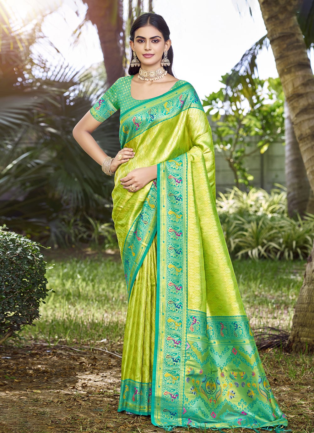 Weaving Zari Silk Saree - S12154