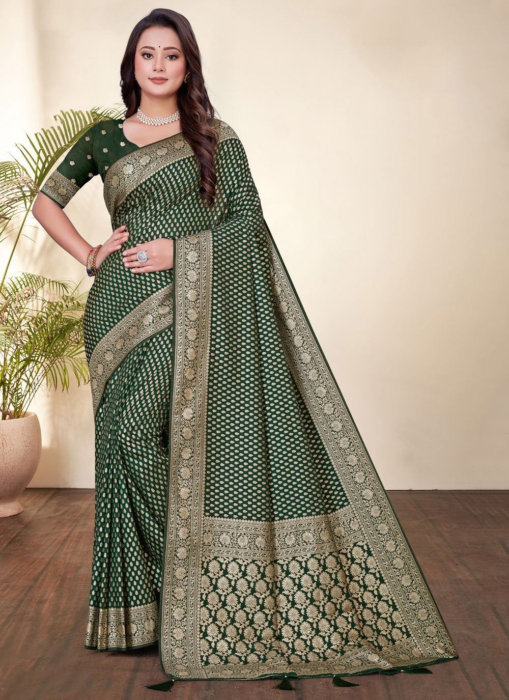 Classic Zari Silk Saree - S9526