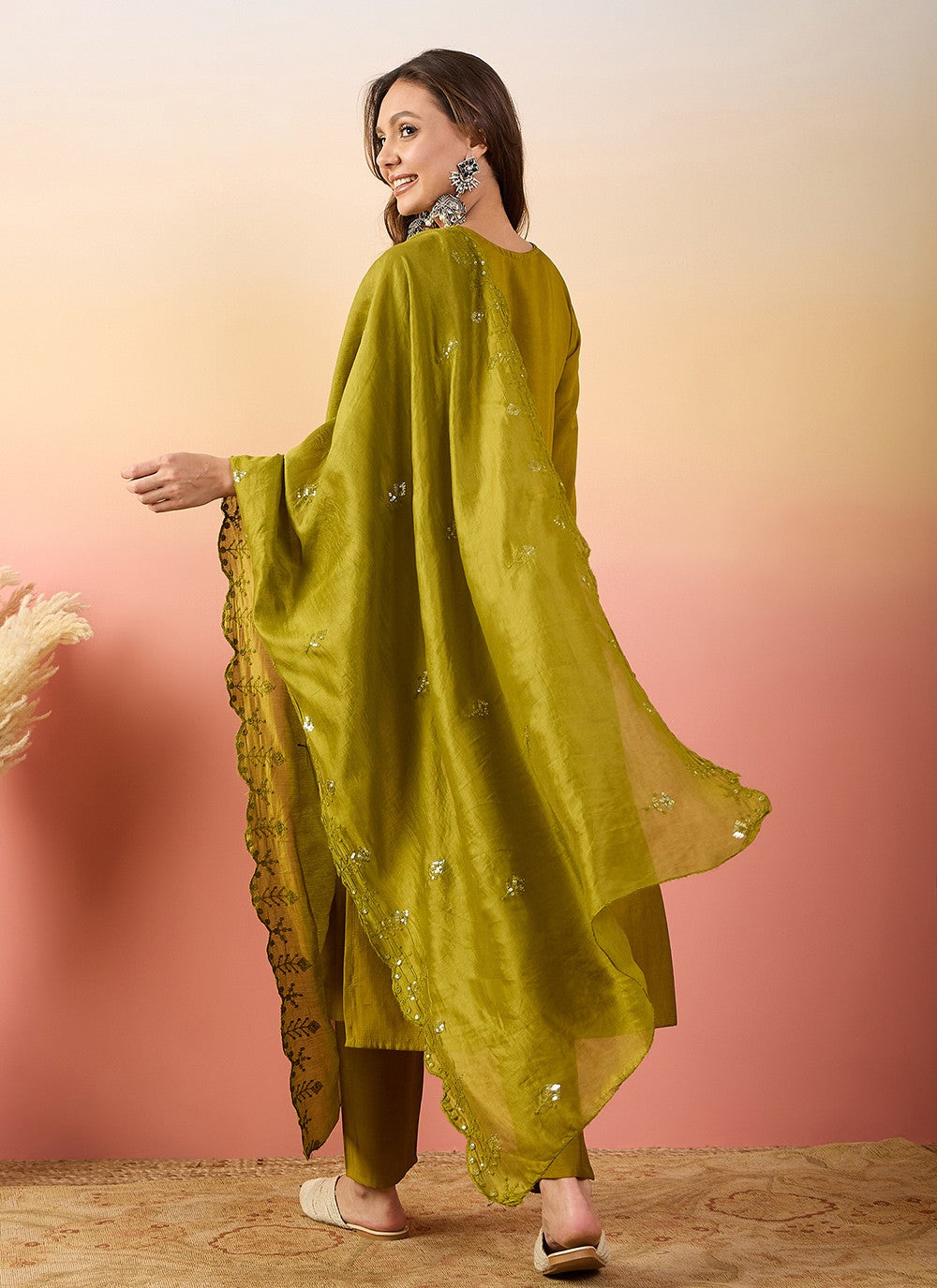 Silk Salwar Suit - T4022