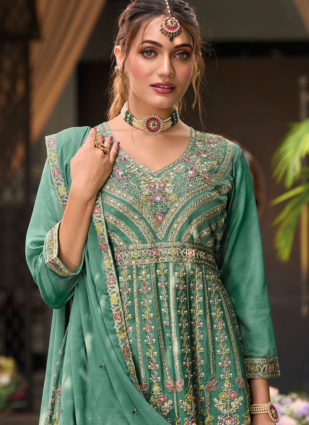 Chinon Salwar Suit - T4063