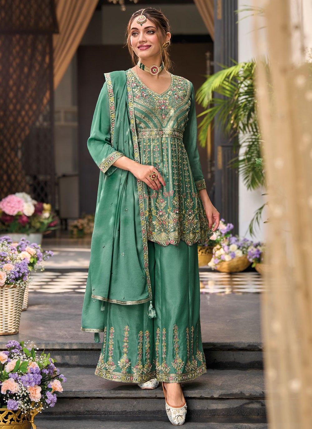 Chinon Salwar Suit - T4063