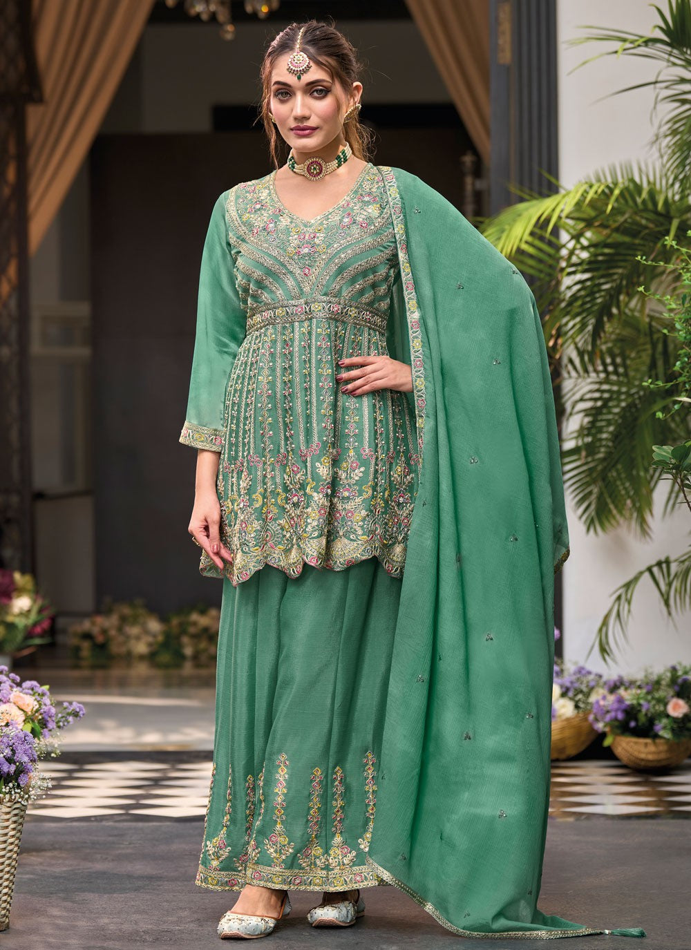 Chinon Salwar Suit - T4063