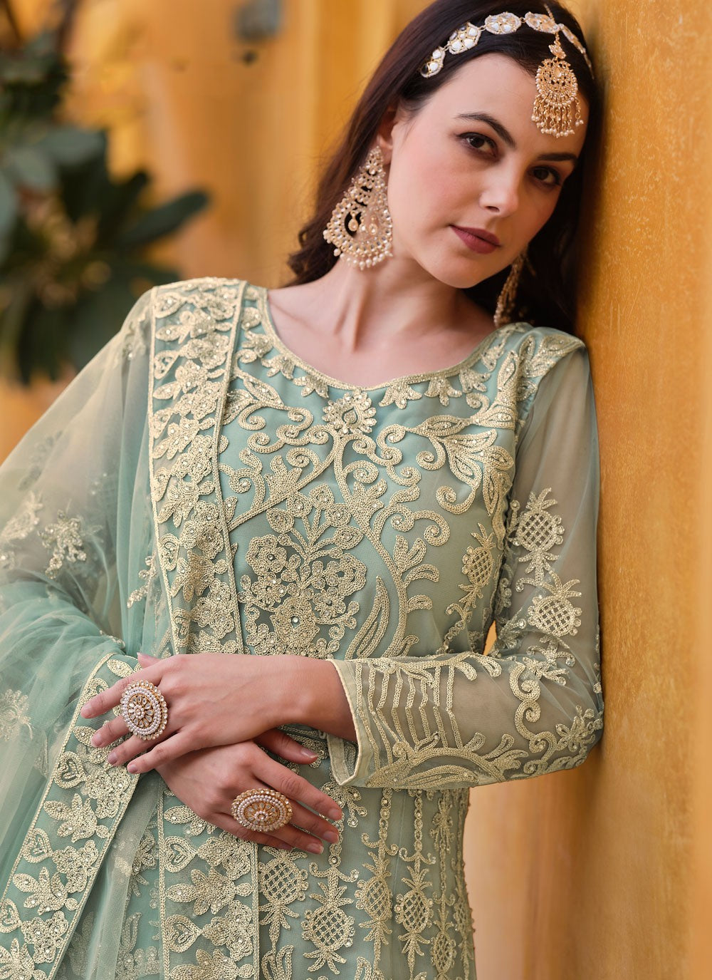 Net Salwar Suit - T2478