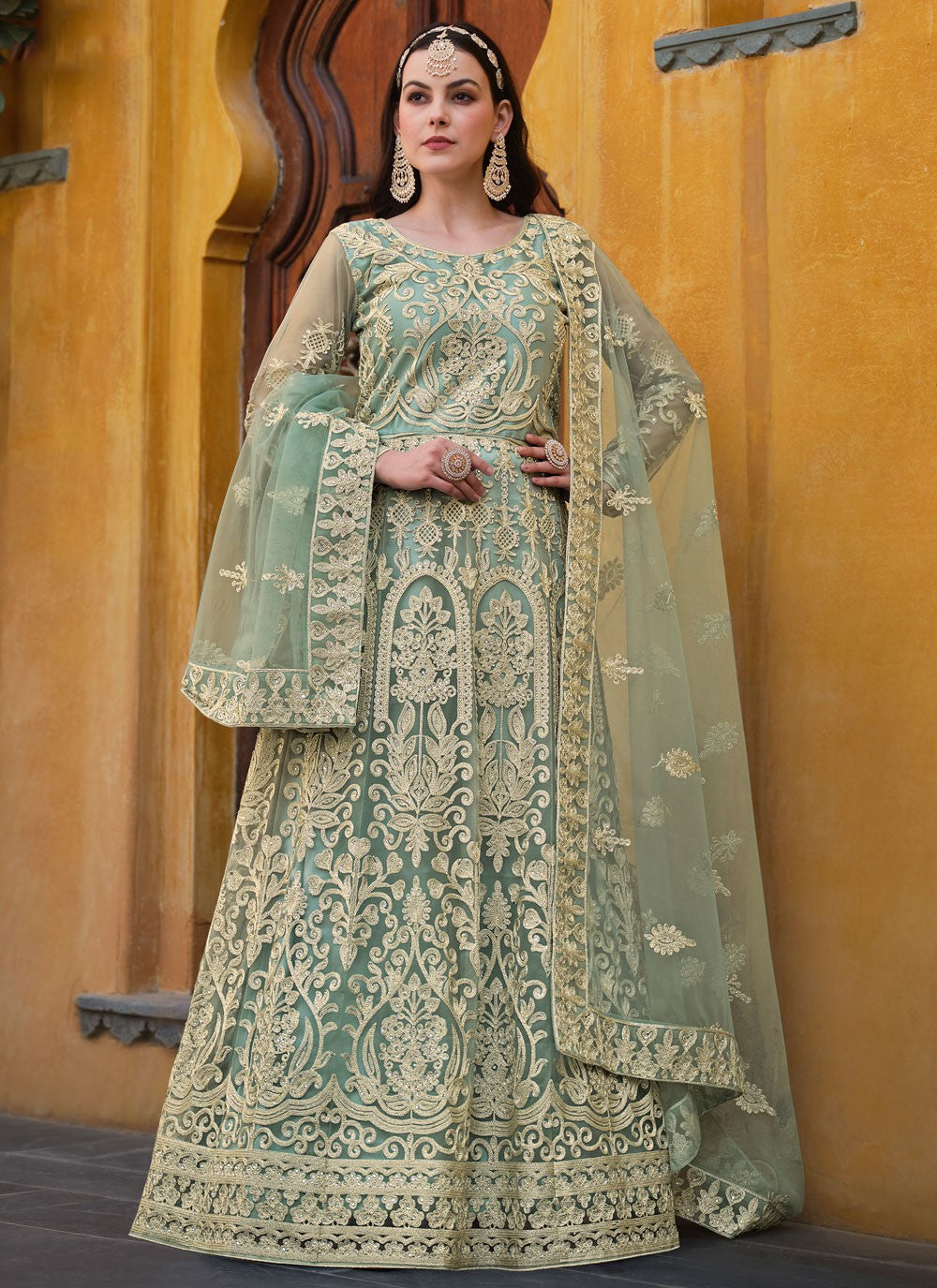 Net Salwar Suit - T2478