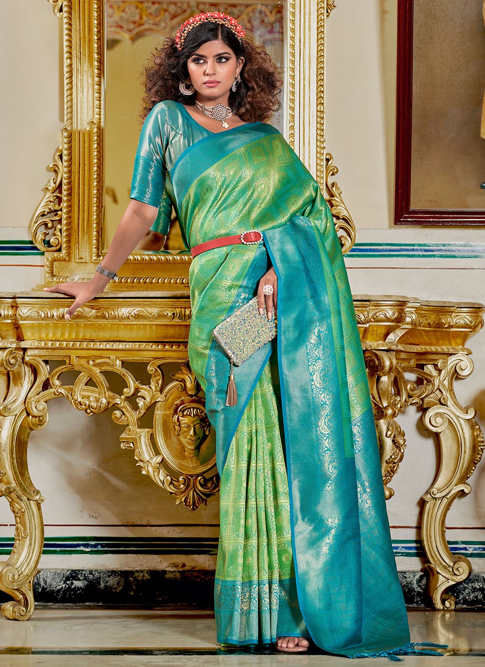 Saree Weaving Zari Banarasi Silk Saree - S2518