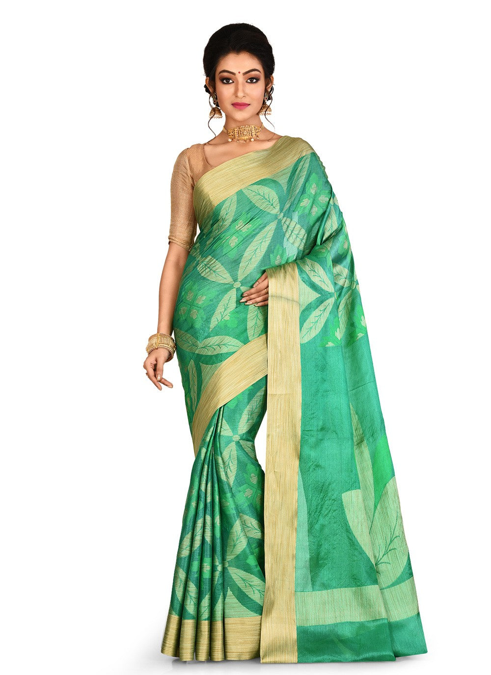 Contemporary Weaving Zari Banarasi Silk Saree - S0376