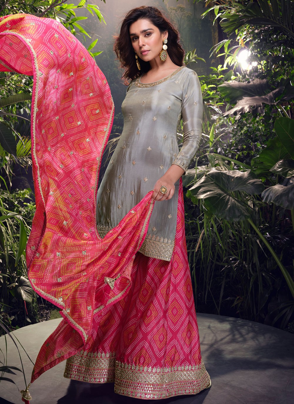 Shimmer, Silk Salwar Suit - T4195