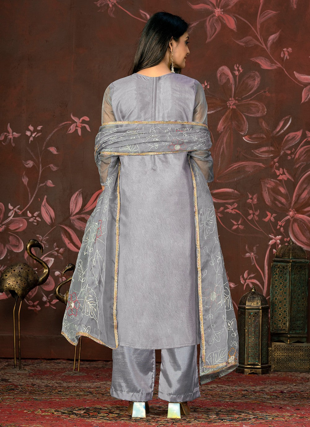 Organza Salwar Suit - T2056