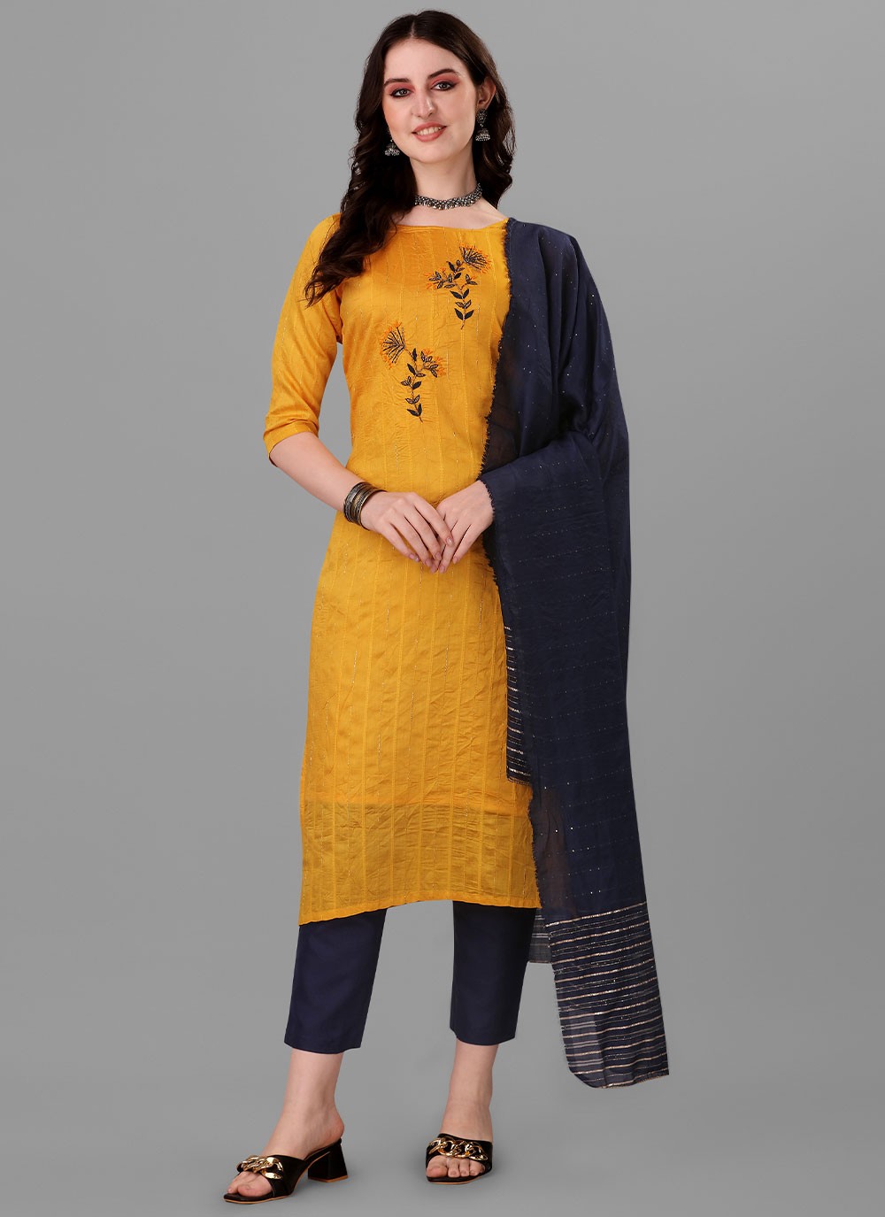 Handloom Cotton Salwar Suit - T951