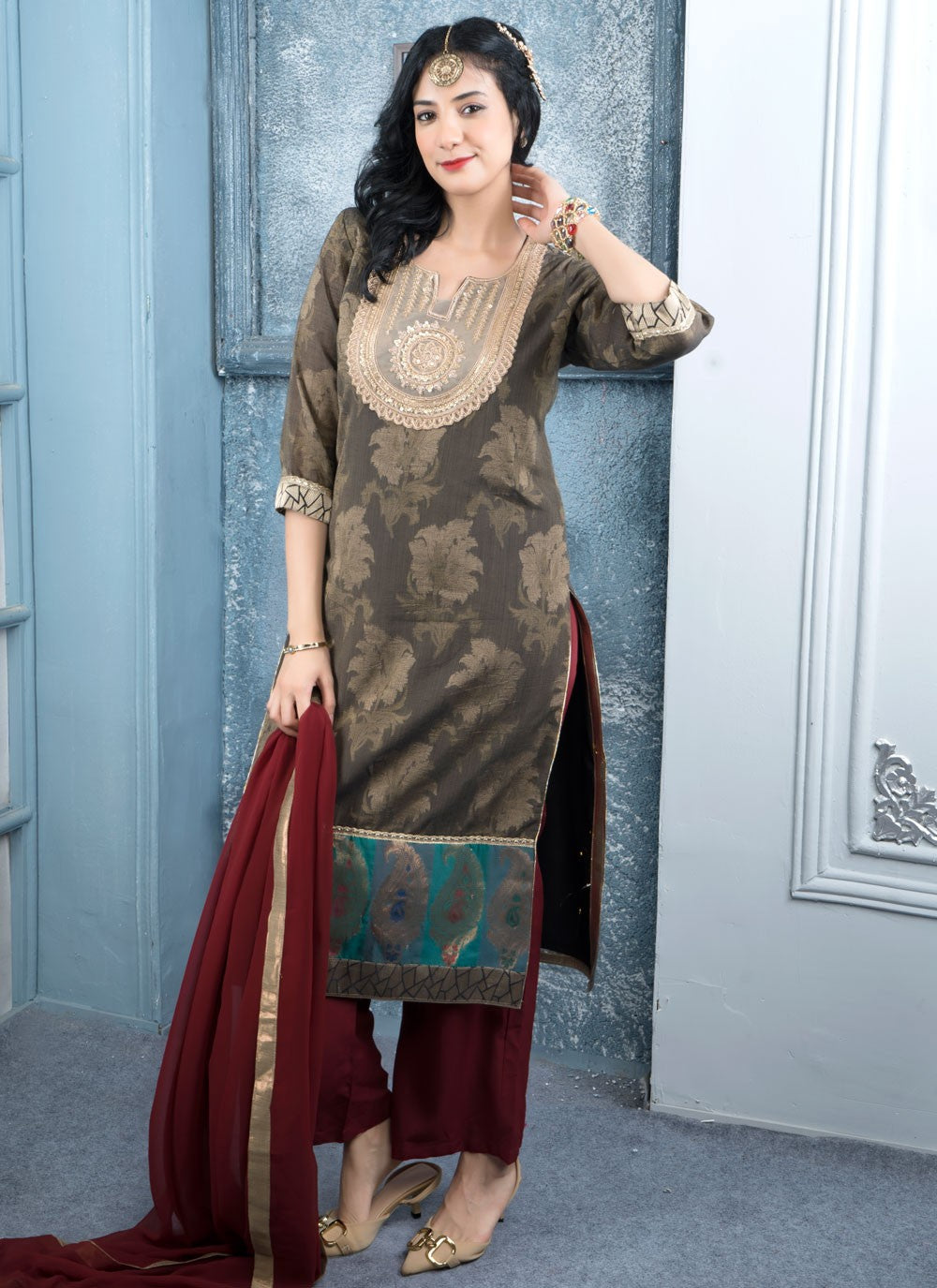 Georgette Salwar Suit - T3918