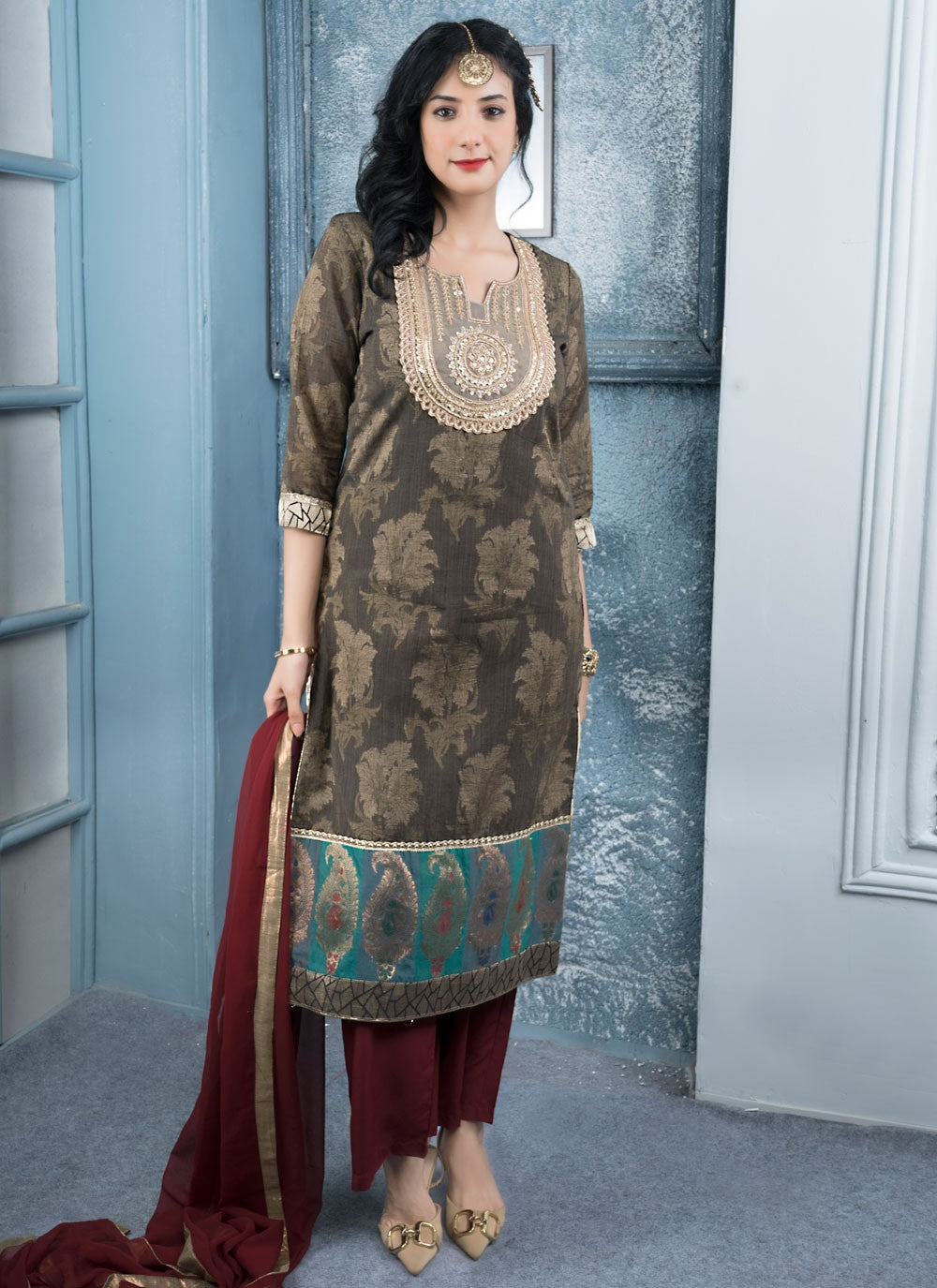 Georgette Salwar Suit - T3918