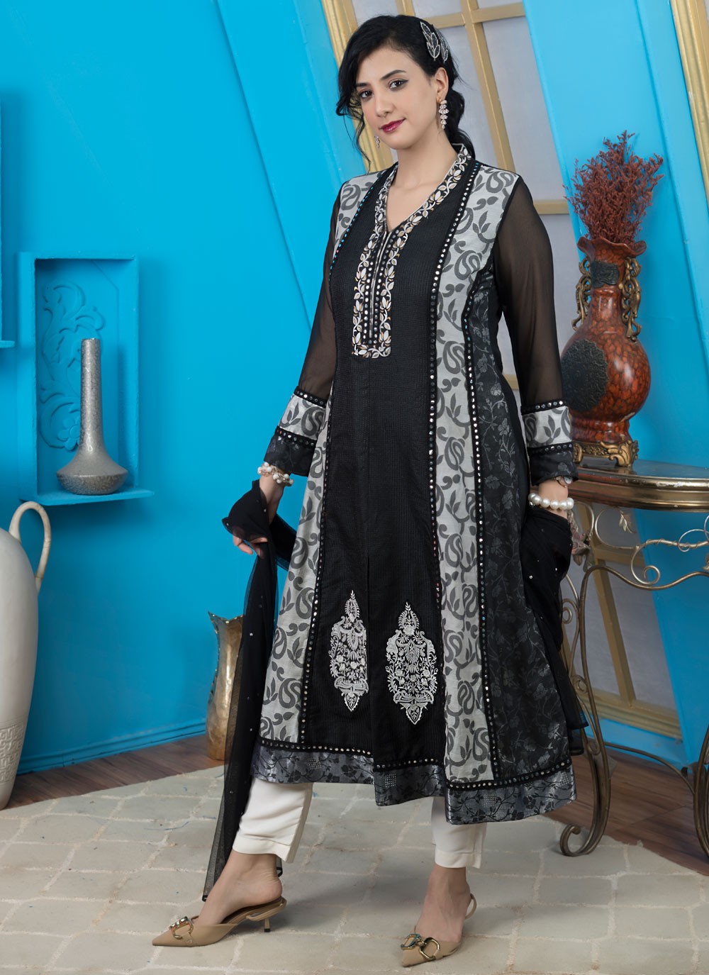 Handloom Silk Salwar Suit - T4132