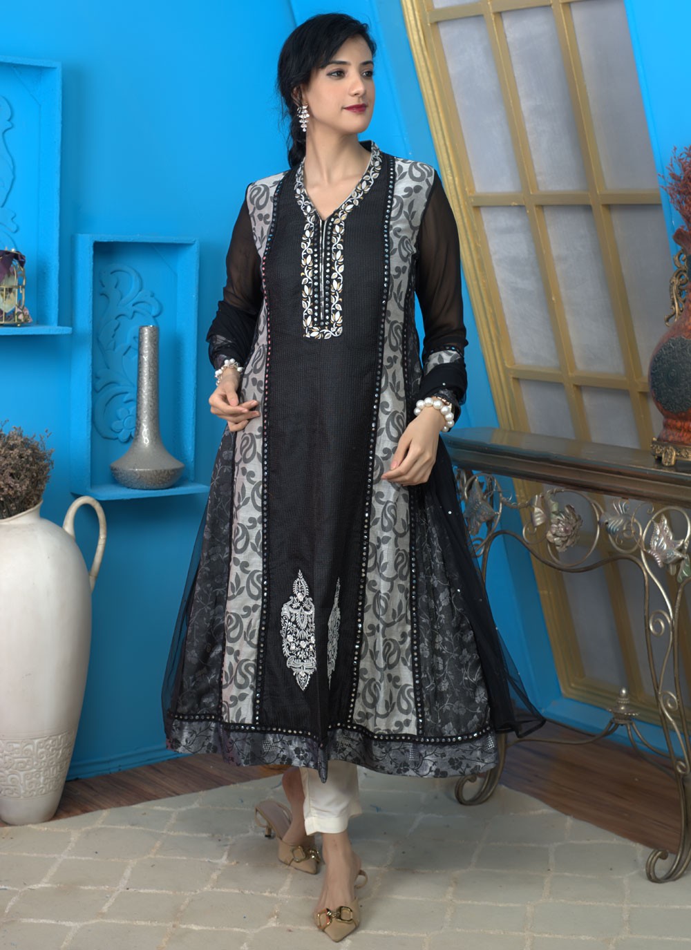 Handloom Silk Salwar Suit - T4132