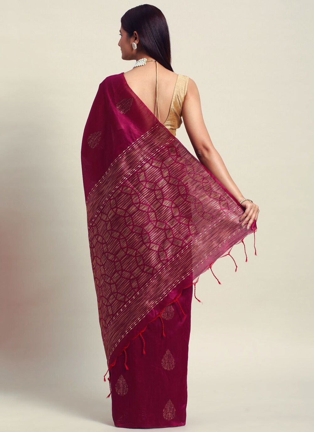 Woven Handloom Silk Saree - S11871