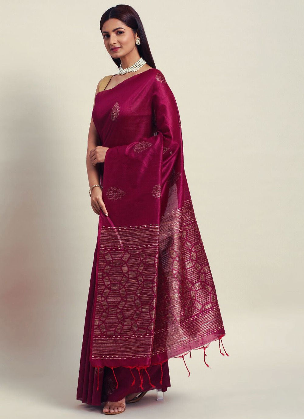 Woven Handloom Silk Saree - S11871