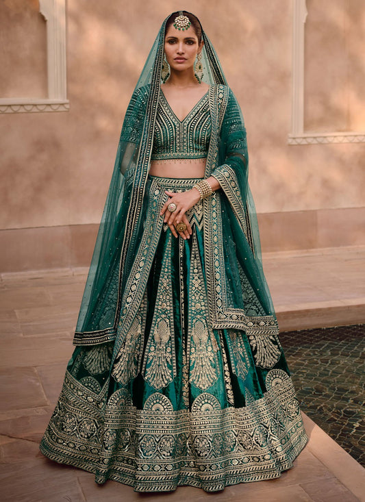 Embroidered Silk, Viscose Readymade Lehenga Choli - L1381