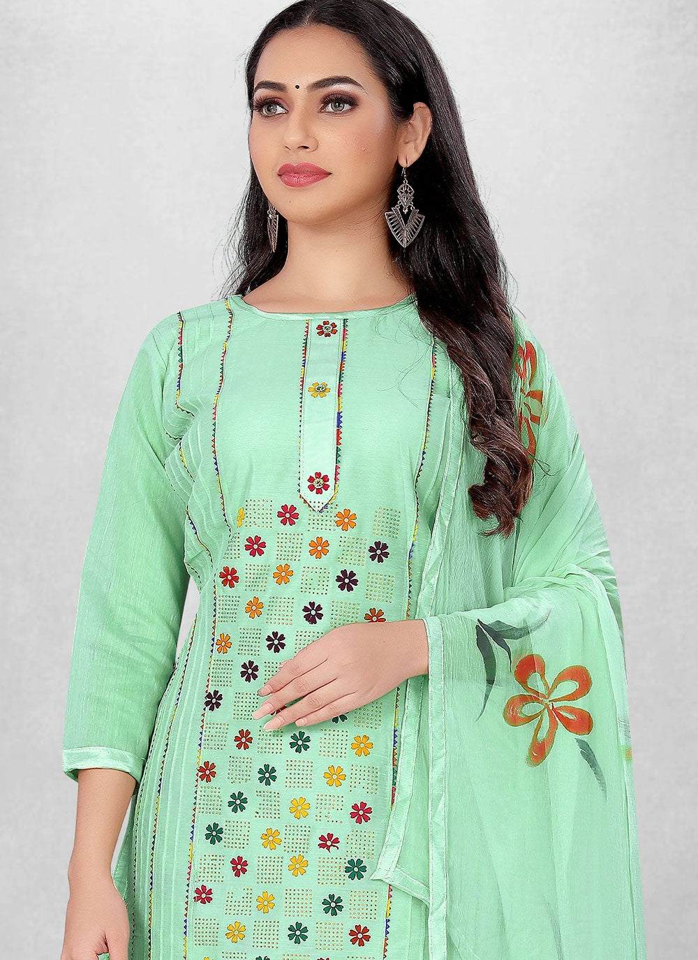 Cotton Salwar Suit - T908