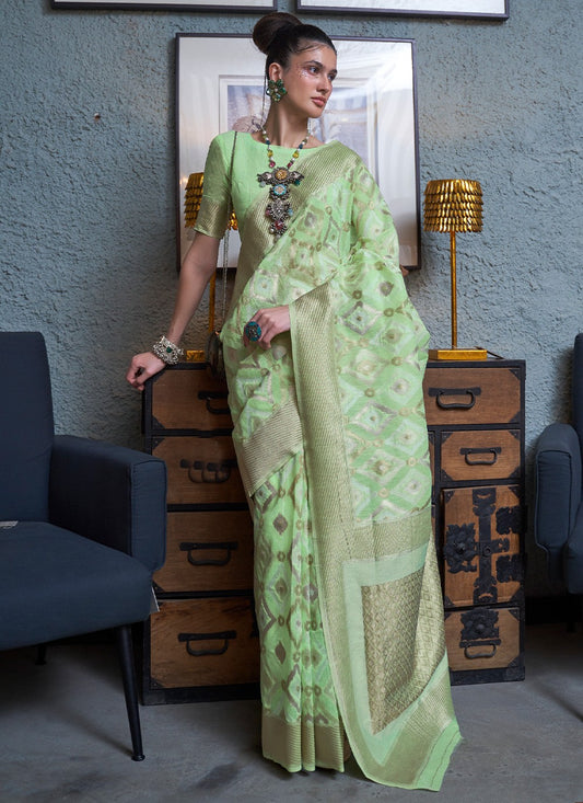 Classic Hand Embroidery Patola Silk Saree - S2779