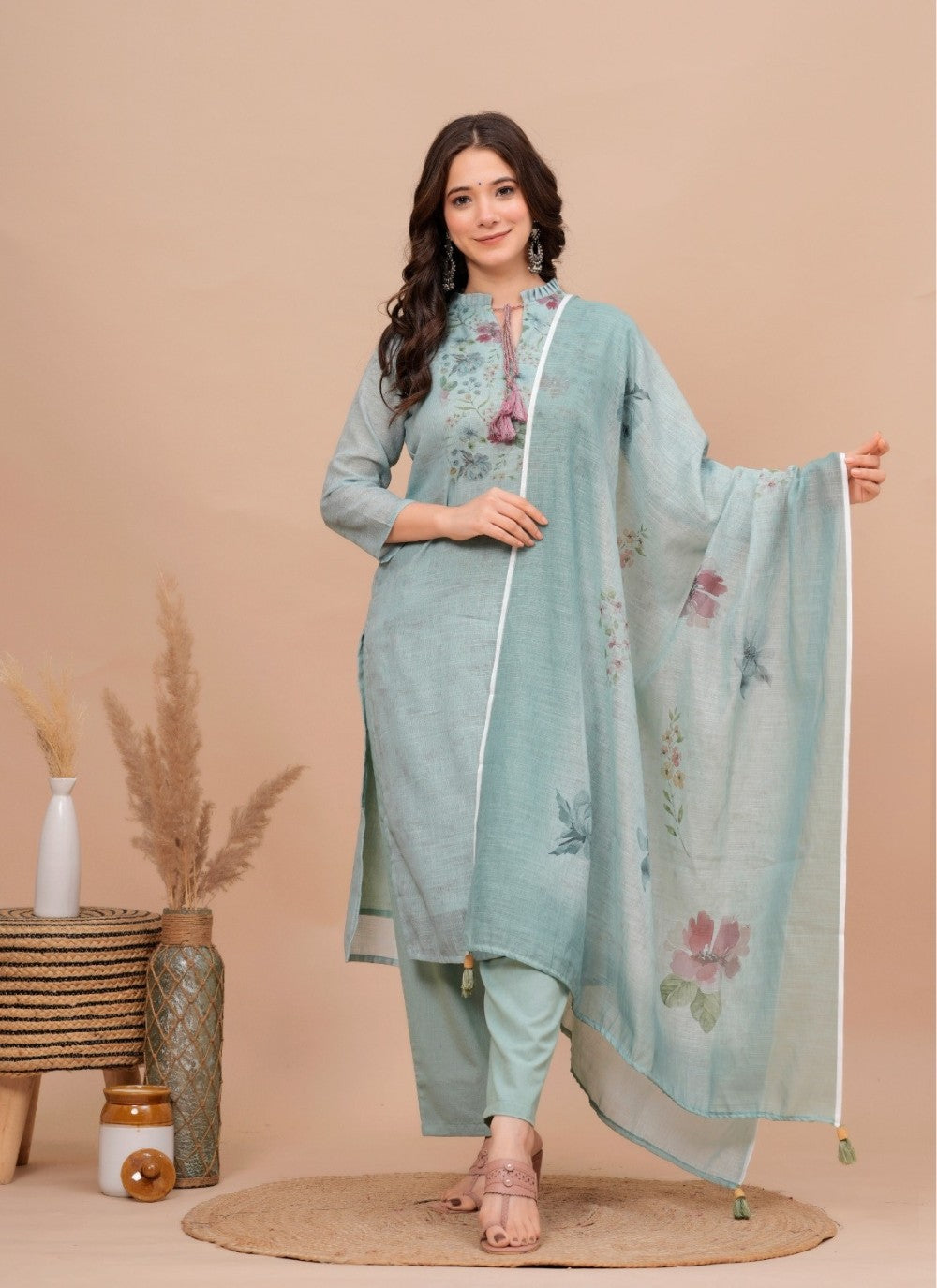 Muslin Salwar Suit - T2329