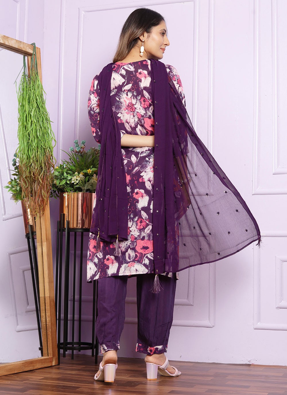 Silk Salwar Suit - T2936