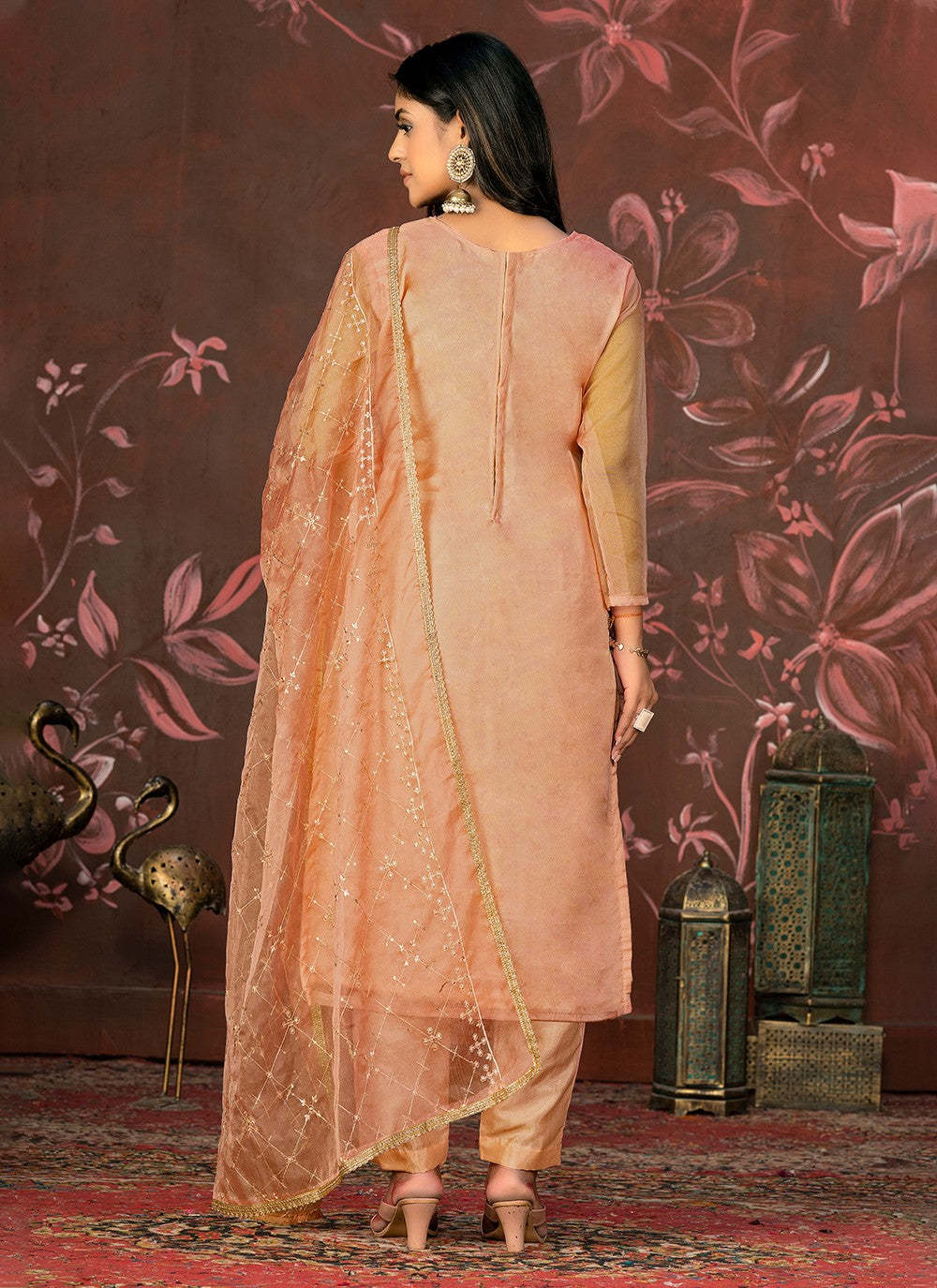 Organza Salwar Suit - T1985