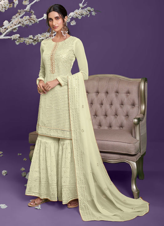 Georgette Palazzo Suit - T799