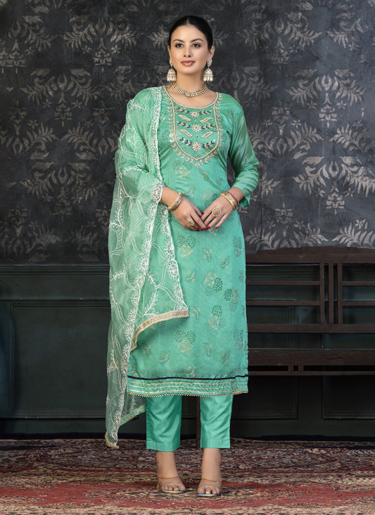 Organza Salwar Suit - T1417