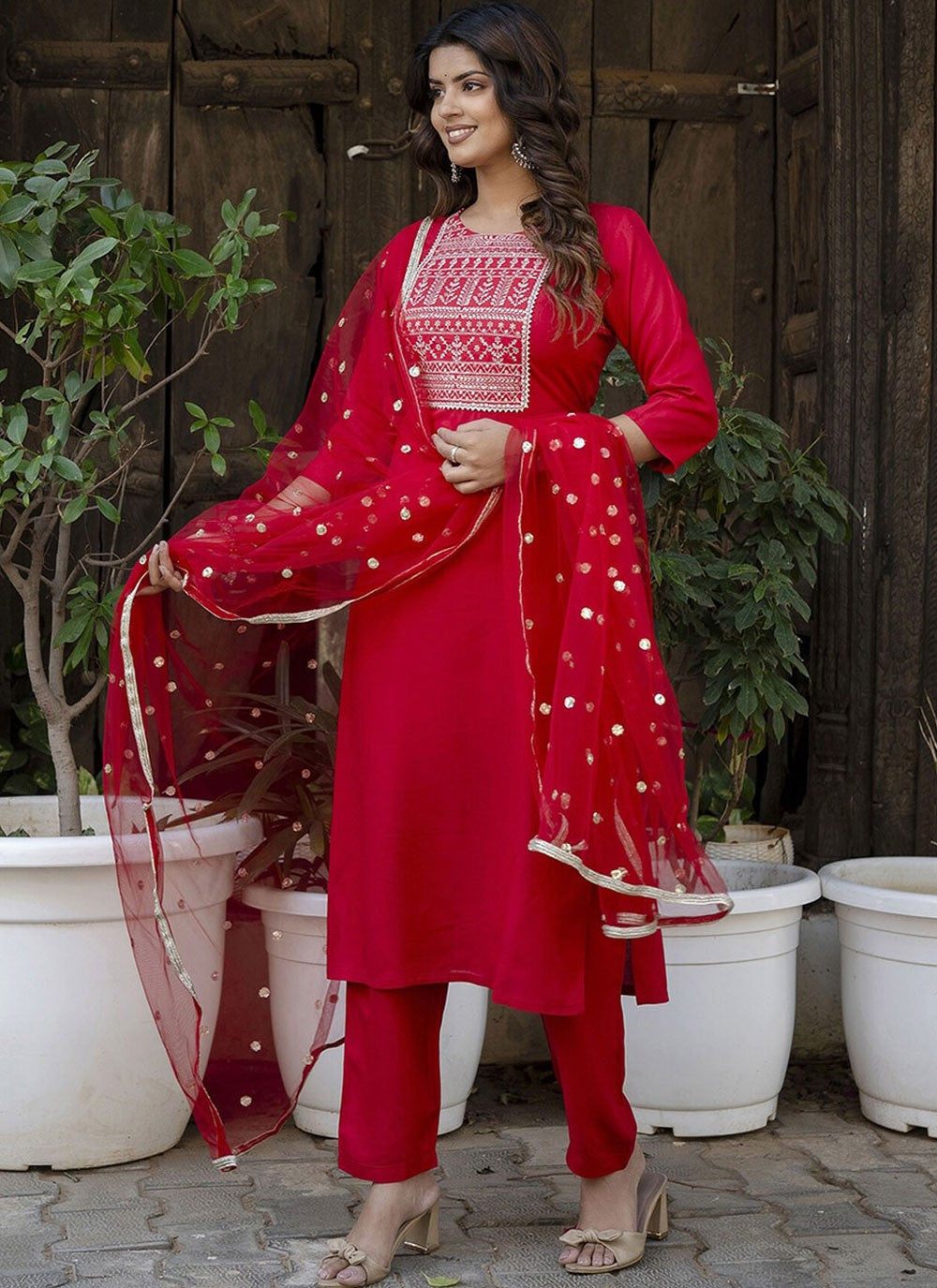 Cotton Salwar Suit - T2219