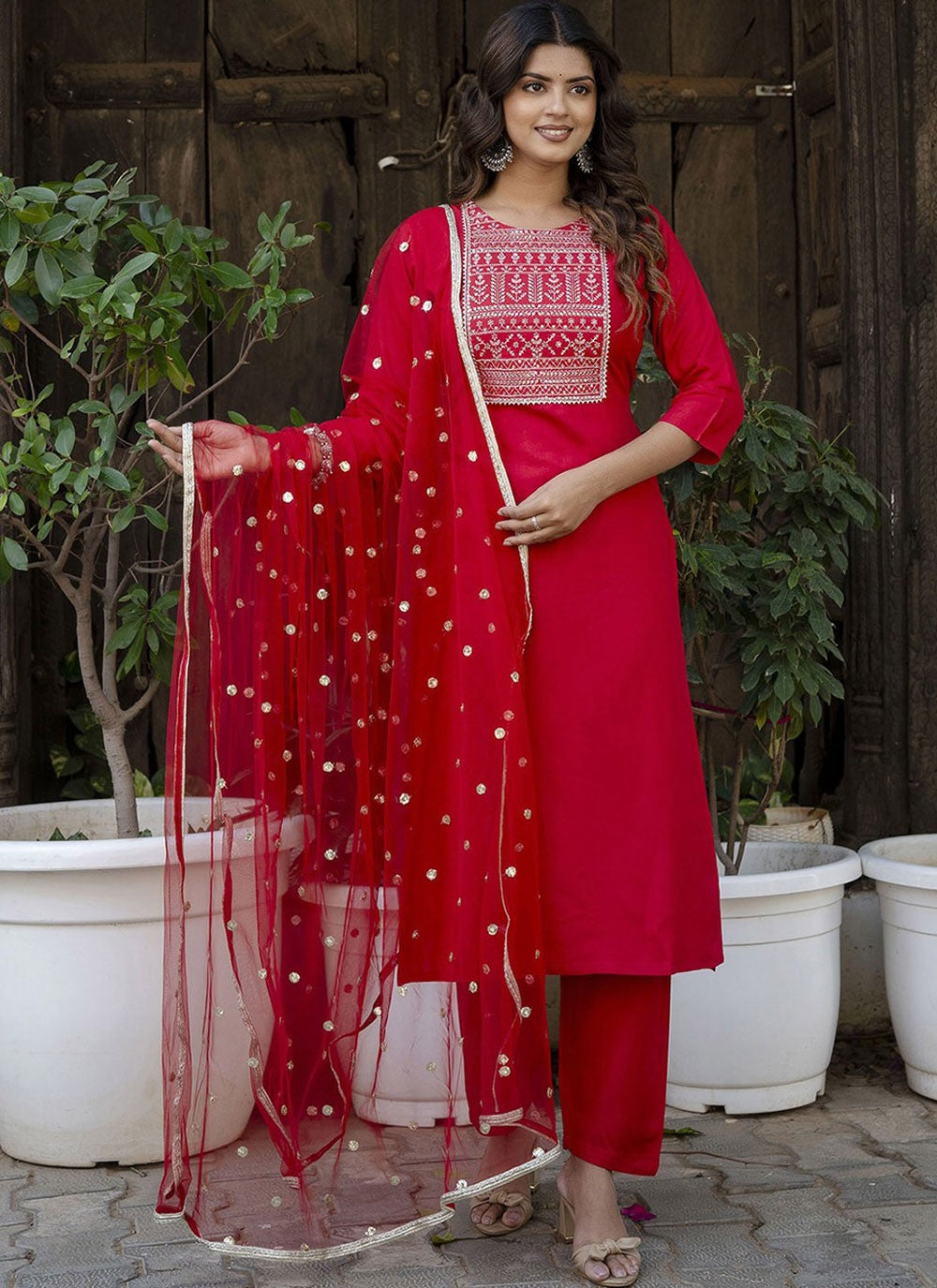 Cotton Salwar Suit - T2219