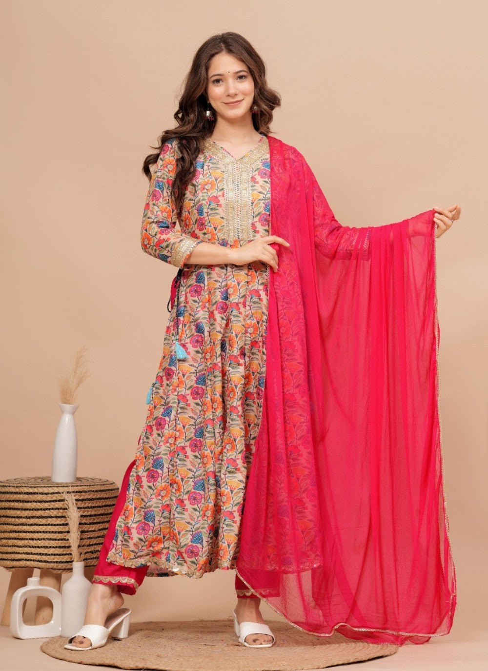 Muslin Salwar Suit - T2329