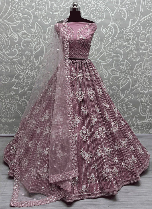 Dimond Net A - Line Lehenga - L2896