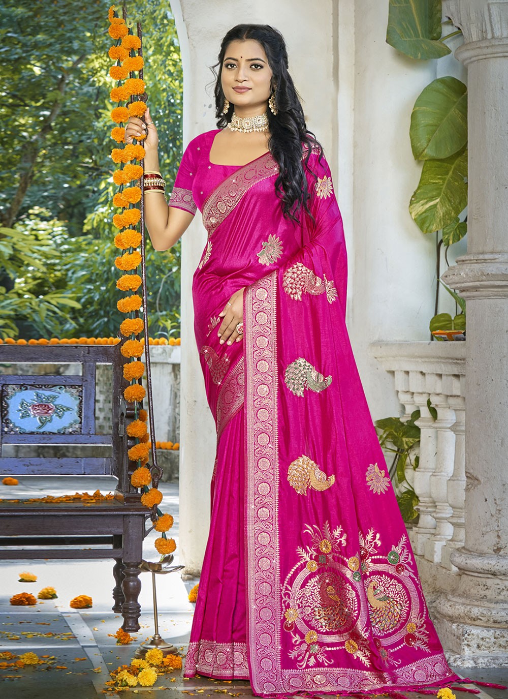 Printed Silk Saree - S12270