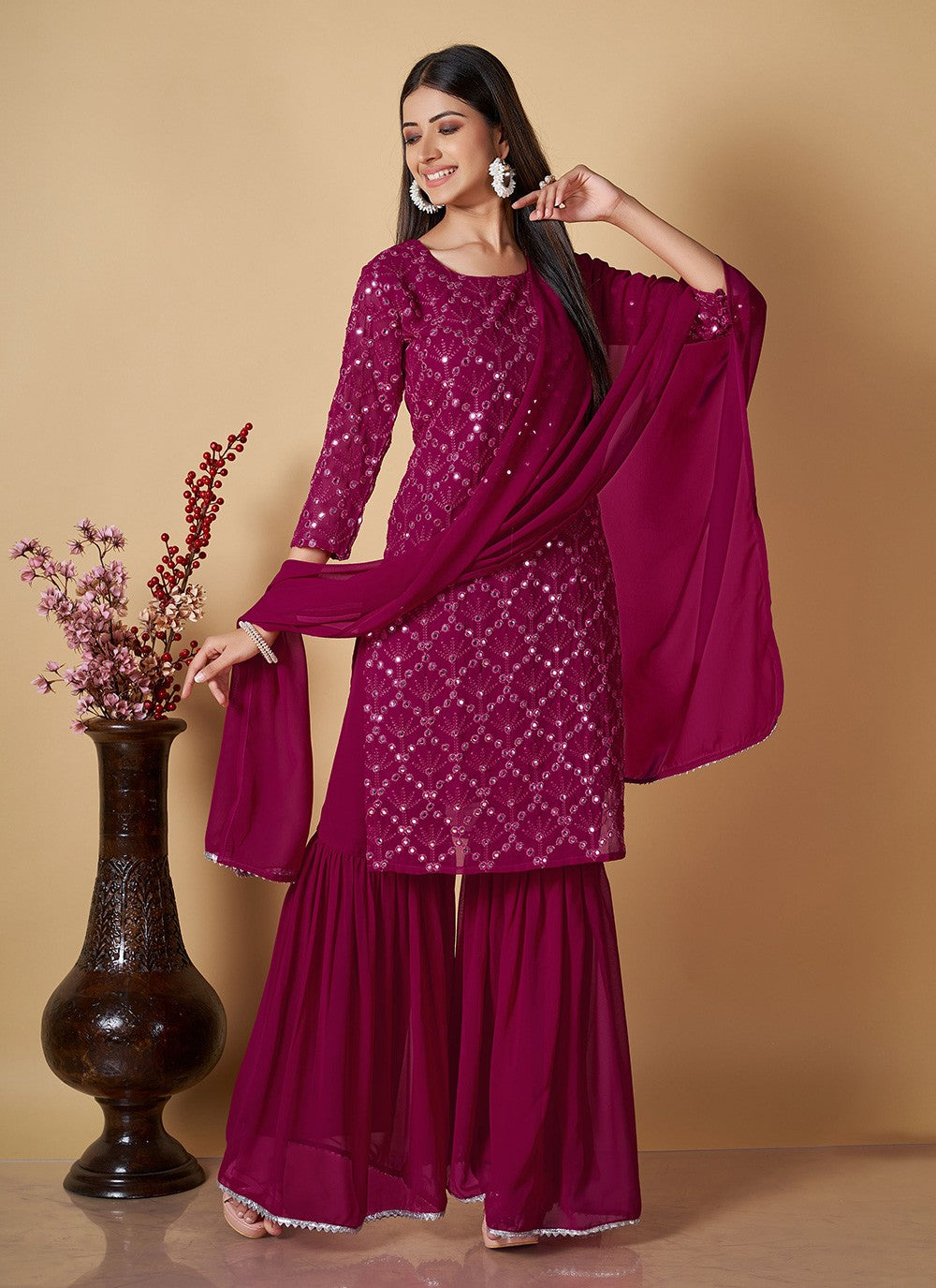 Georgette Salwar Suit - T1195