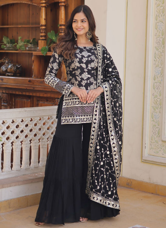 Jacquard, Viscose Salwar Suit - T1880