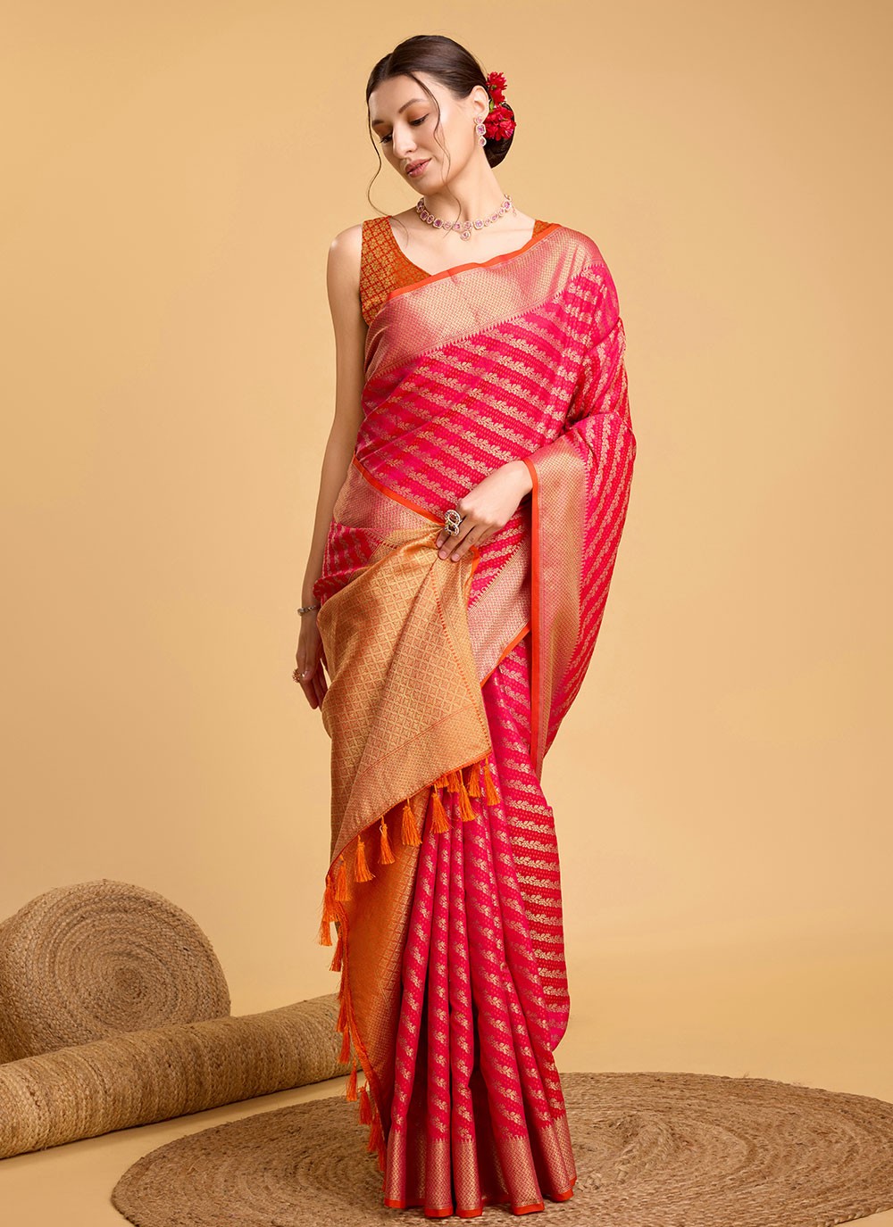 Classic Jacquard Work Patola Silk Saree - S5648