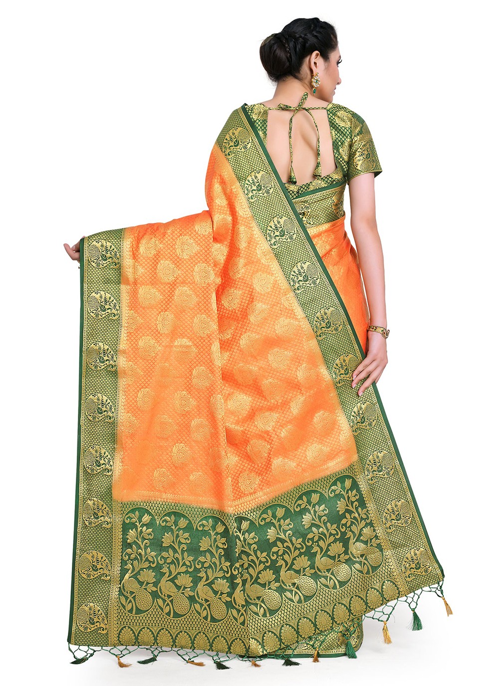 Classic Weaving Zari Kanjivaram Silk Saree - S5315