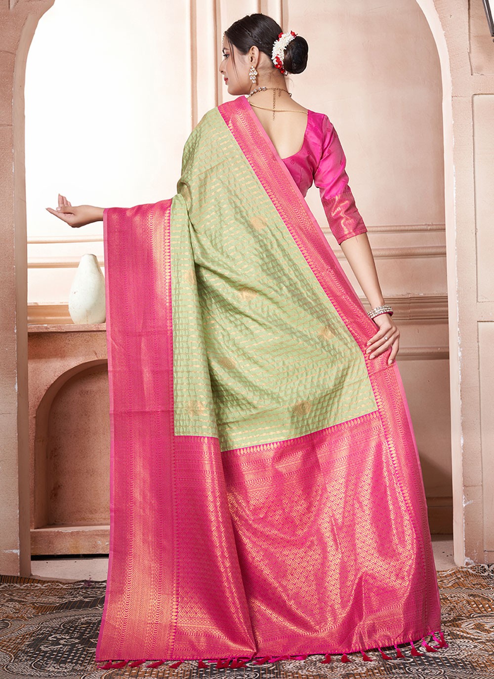 Classic Woven Kanjivaram Silk Saree - S6444