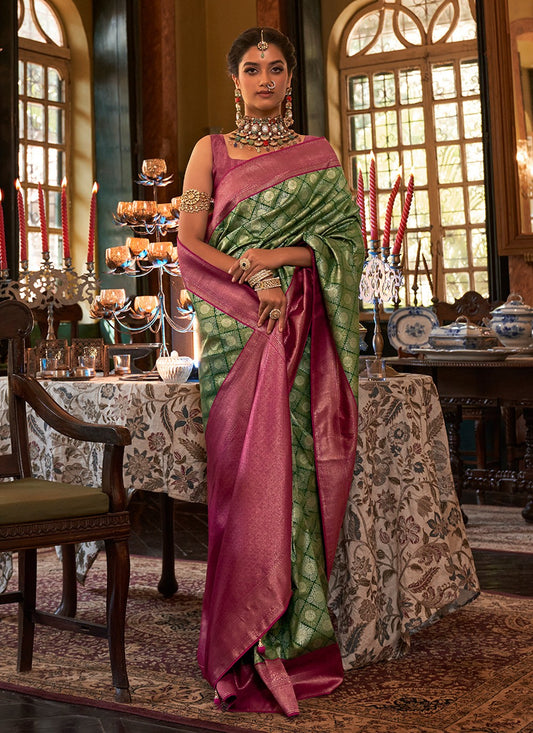 Designer Weaving Zari Kanjivaram Silk Saree - S3139