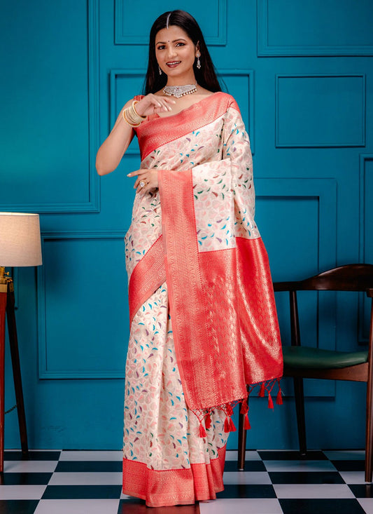 Classic Zari Kanjivaram Silk Saree - S7079