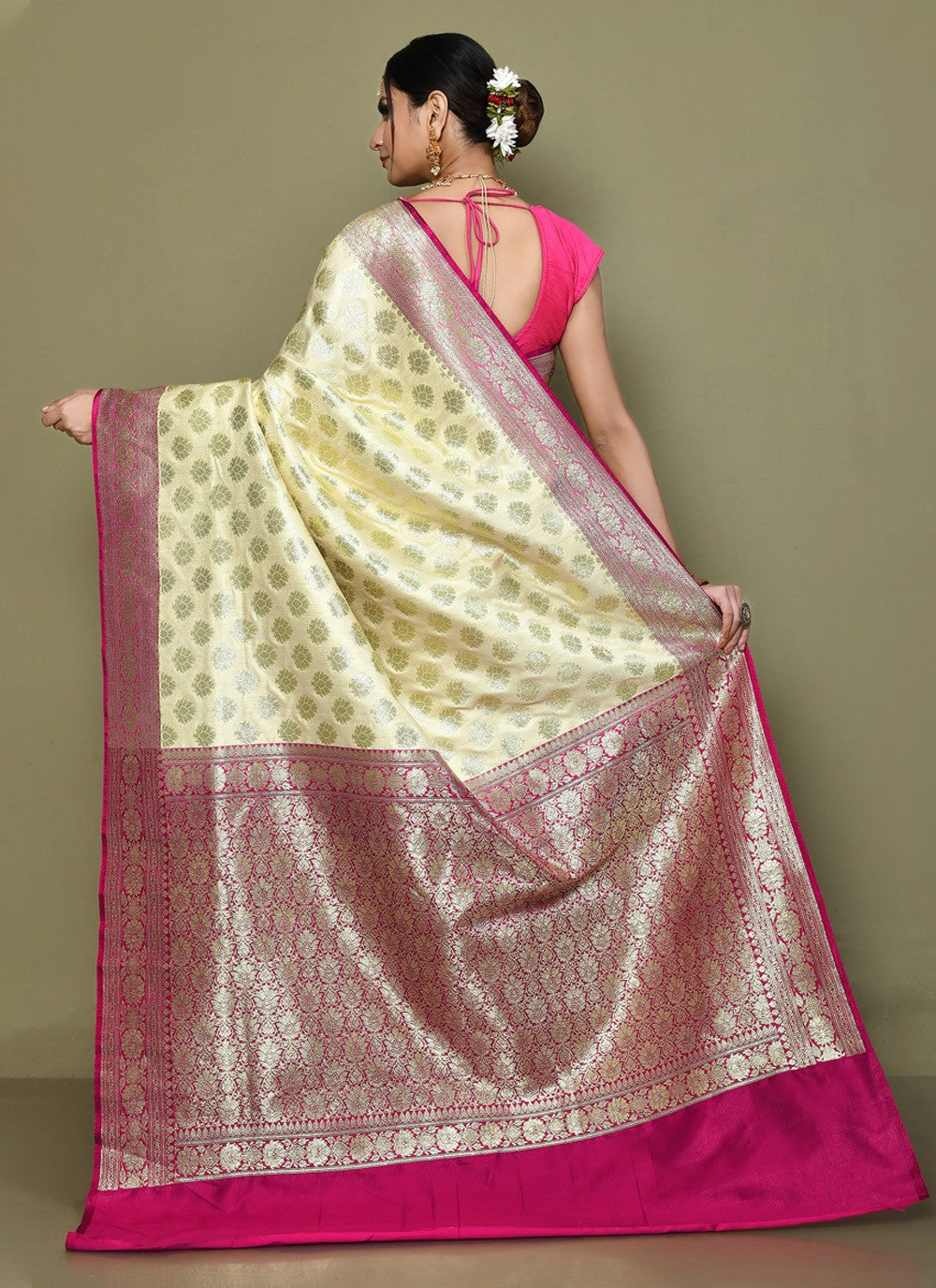 Classic Embroidered Georgette Saree - S3574