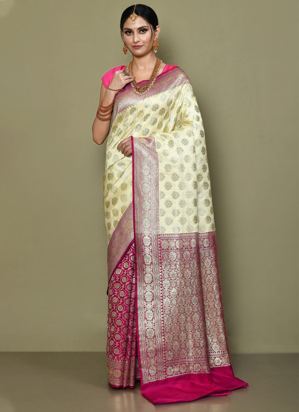 Classic Embroidered Georgette Saree - S3574