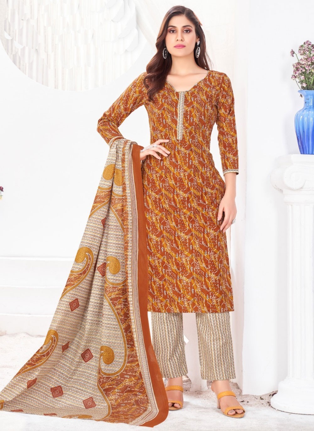 Cotton Salwar Suit - T3939