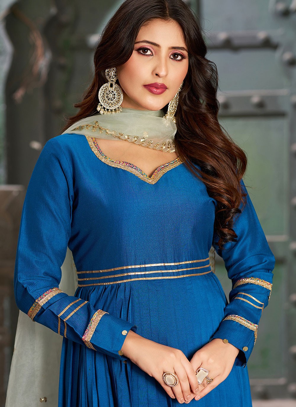 Art Silk Salwar Suit - T3579