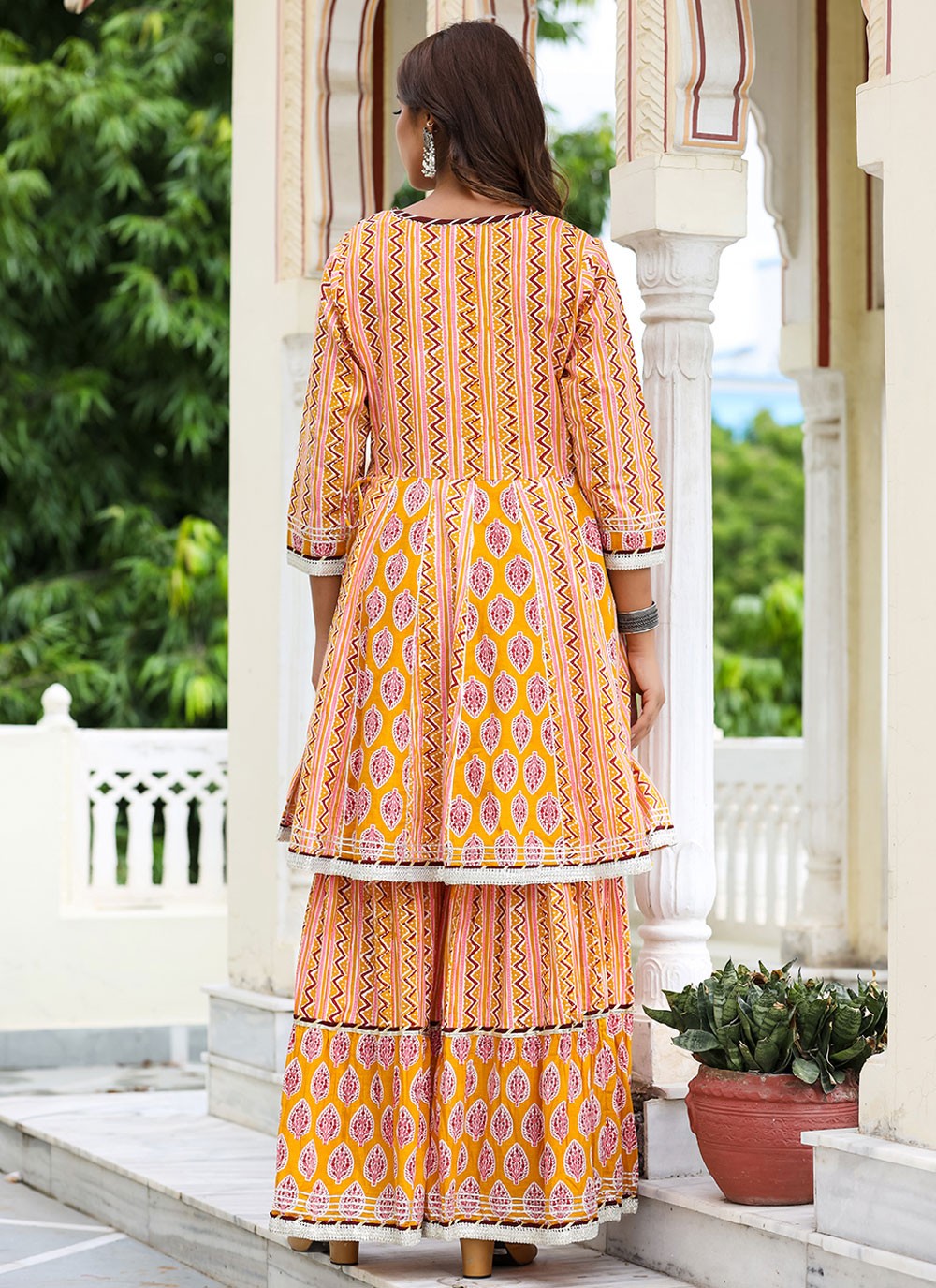 Cotton Pant Style Suit - T1851