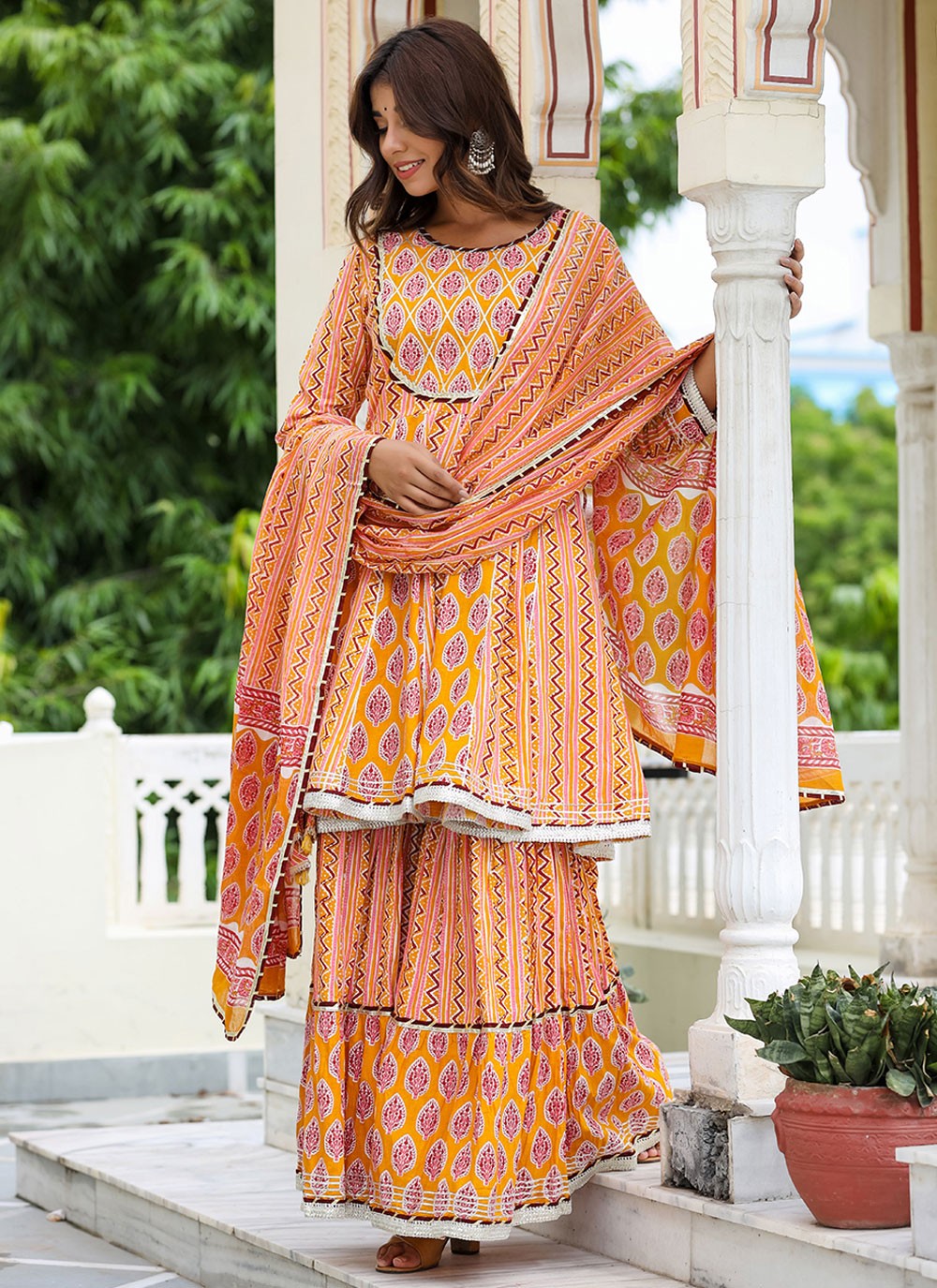 Cotton Pant Style Suit - T1851