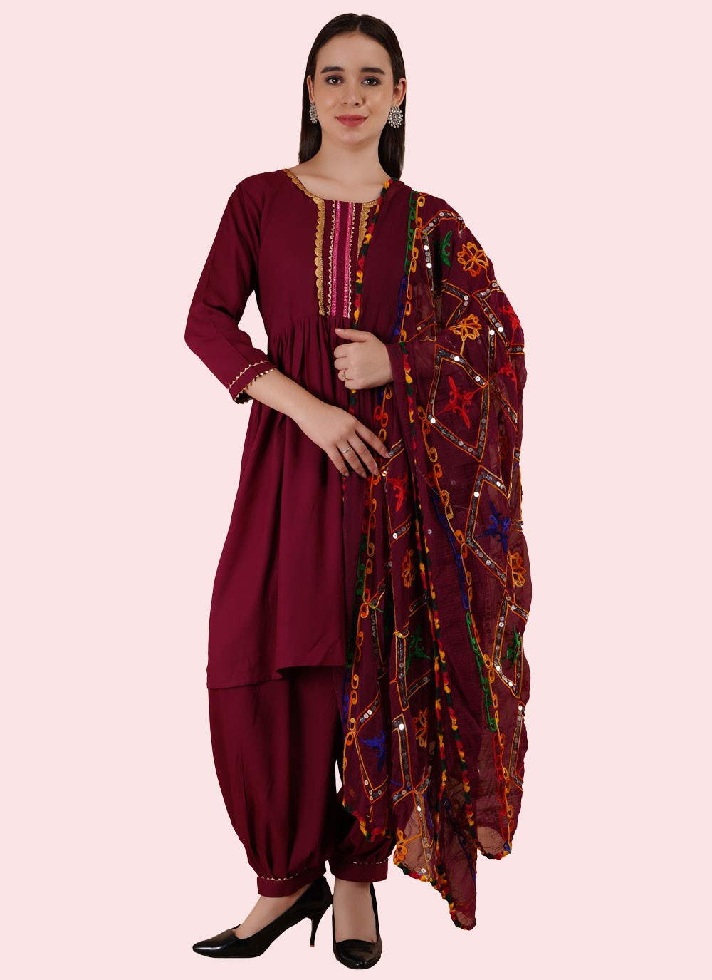 Rayon Salwar Suit - T1794