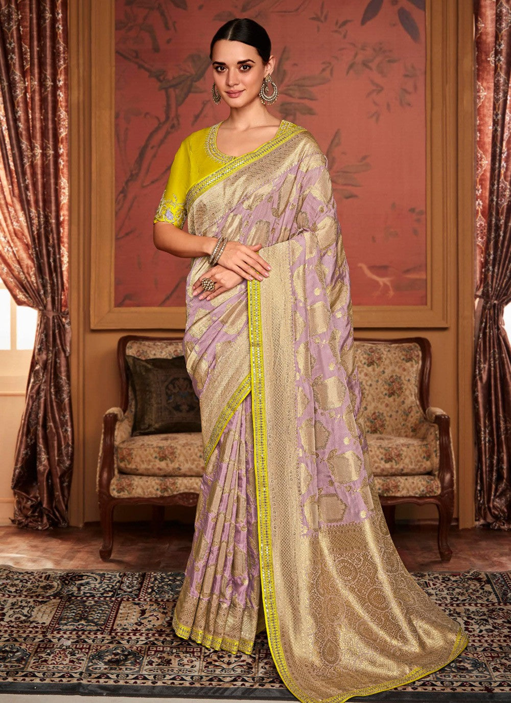 Classic Woven Silk Saree - S3562