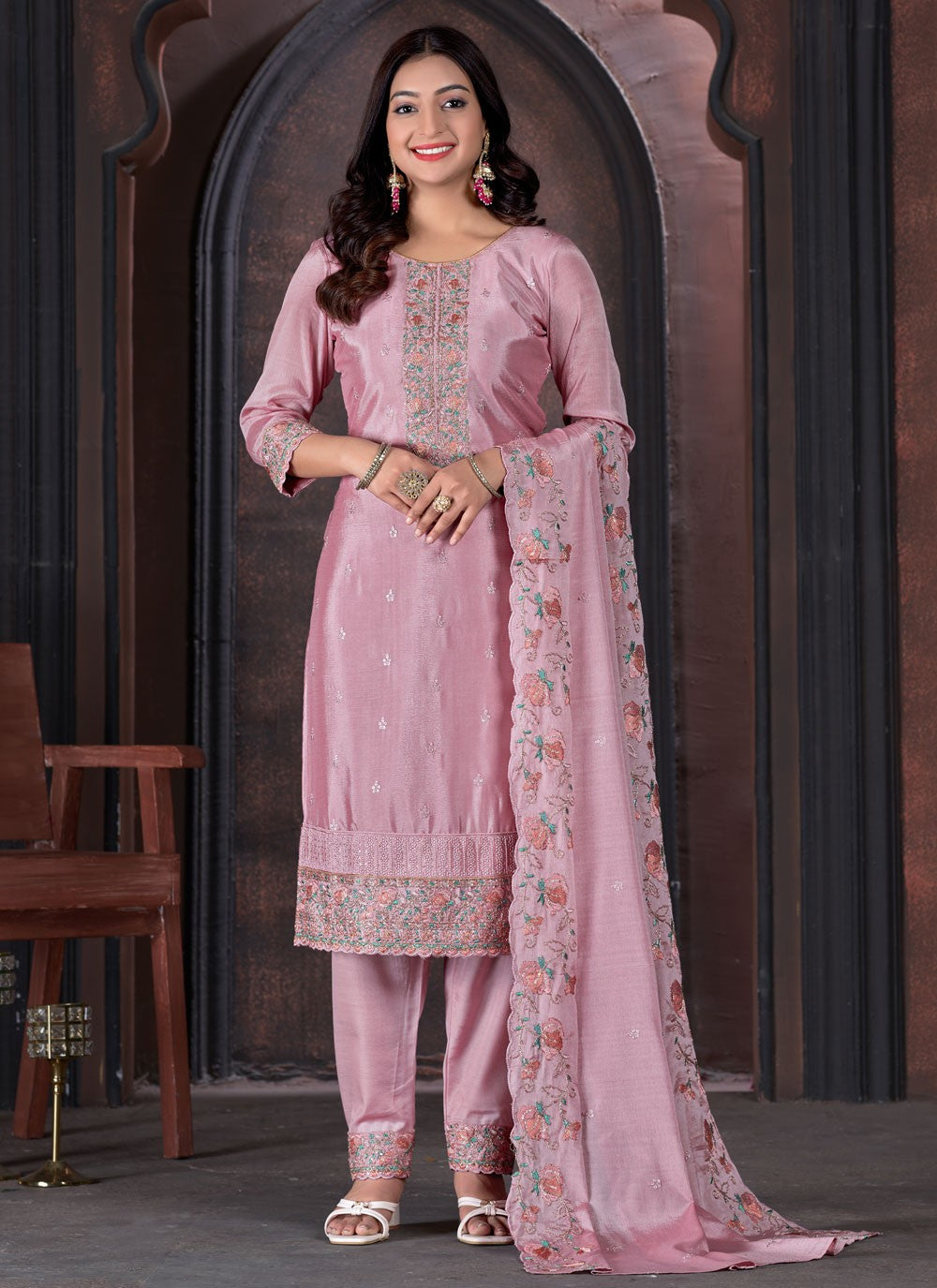 Chinon Salwar Suit - T2241