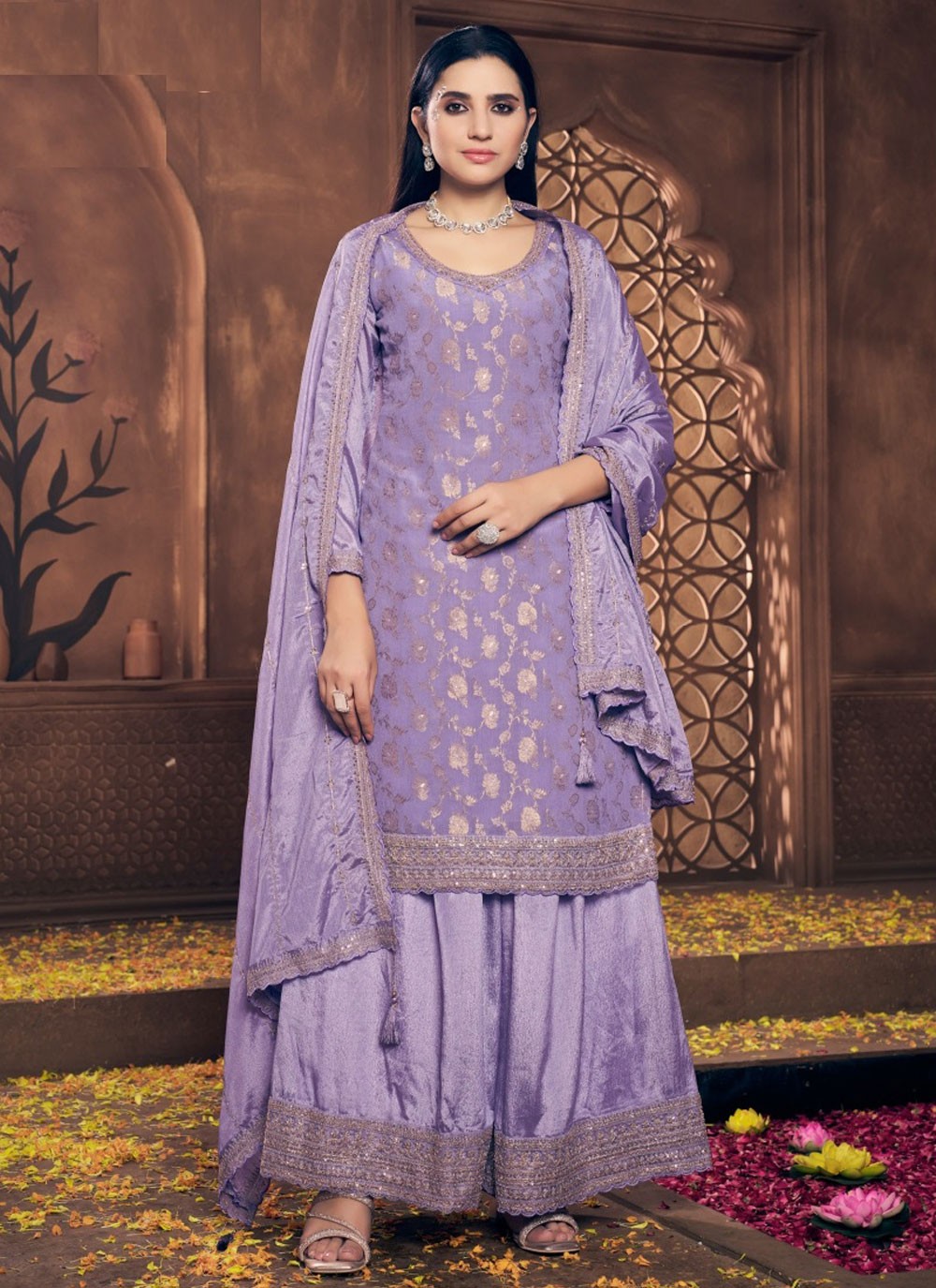 Viscose Salwar Suit - T3419