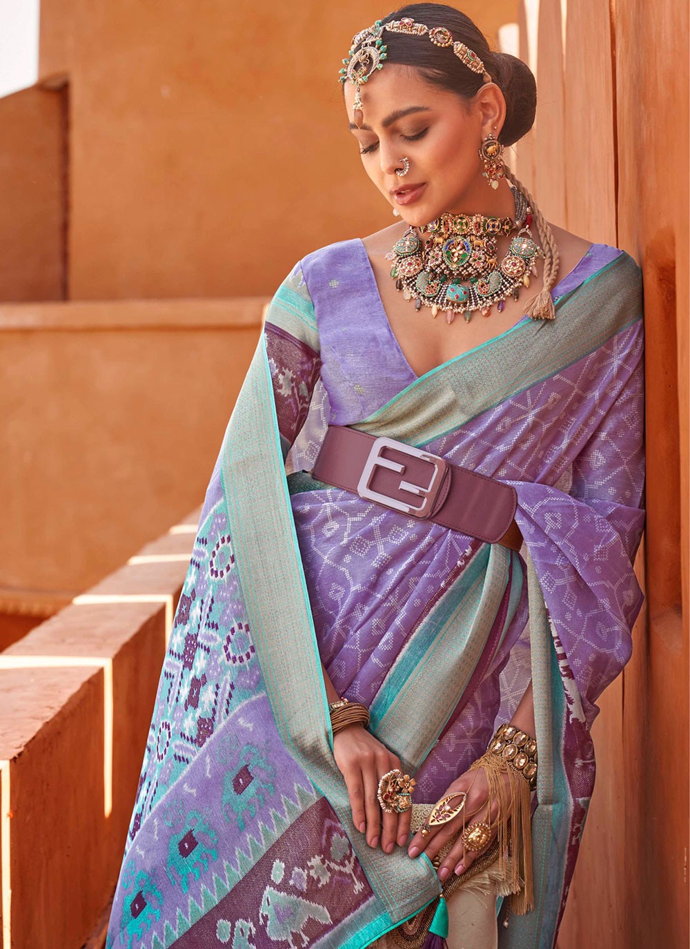 Classic Border Work Cotton Silk Saree - S2803